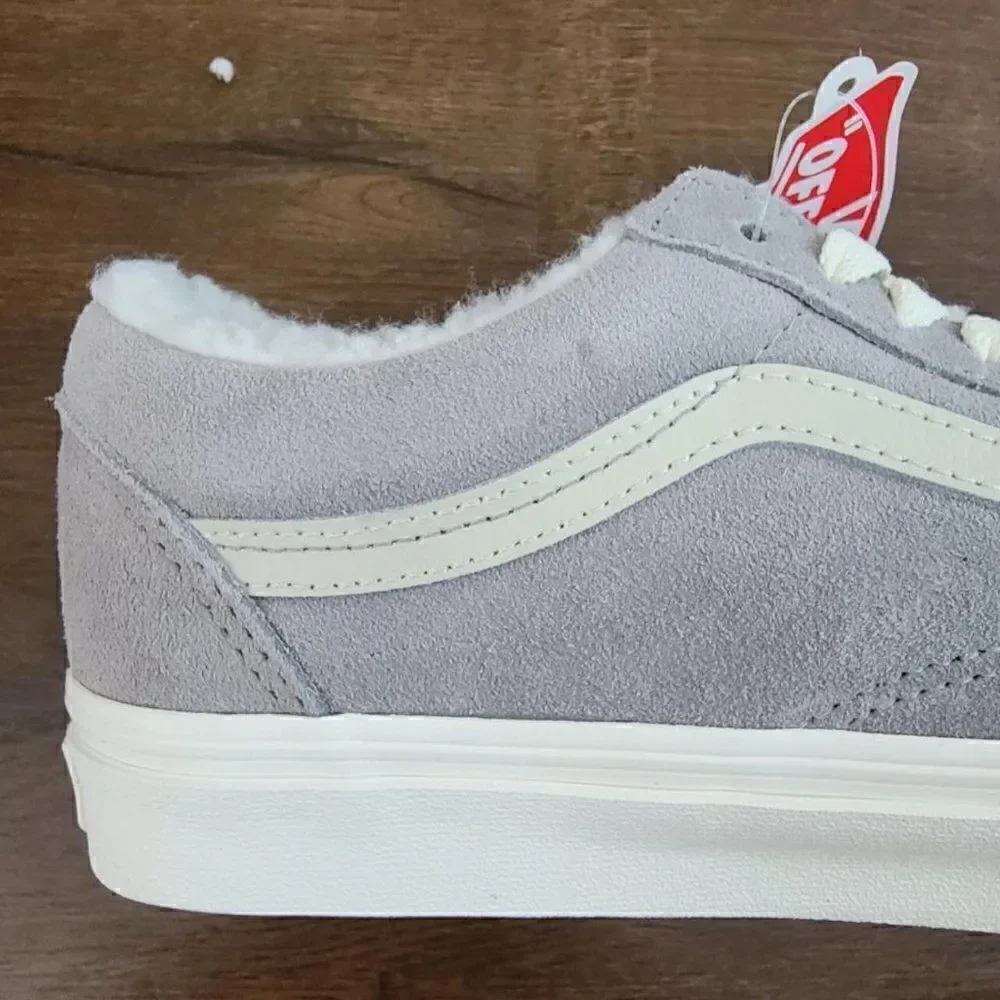 vans old skool cozy hug drizzle/mashmal women size 8.5
